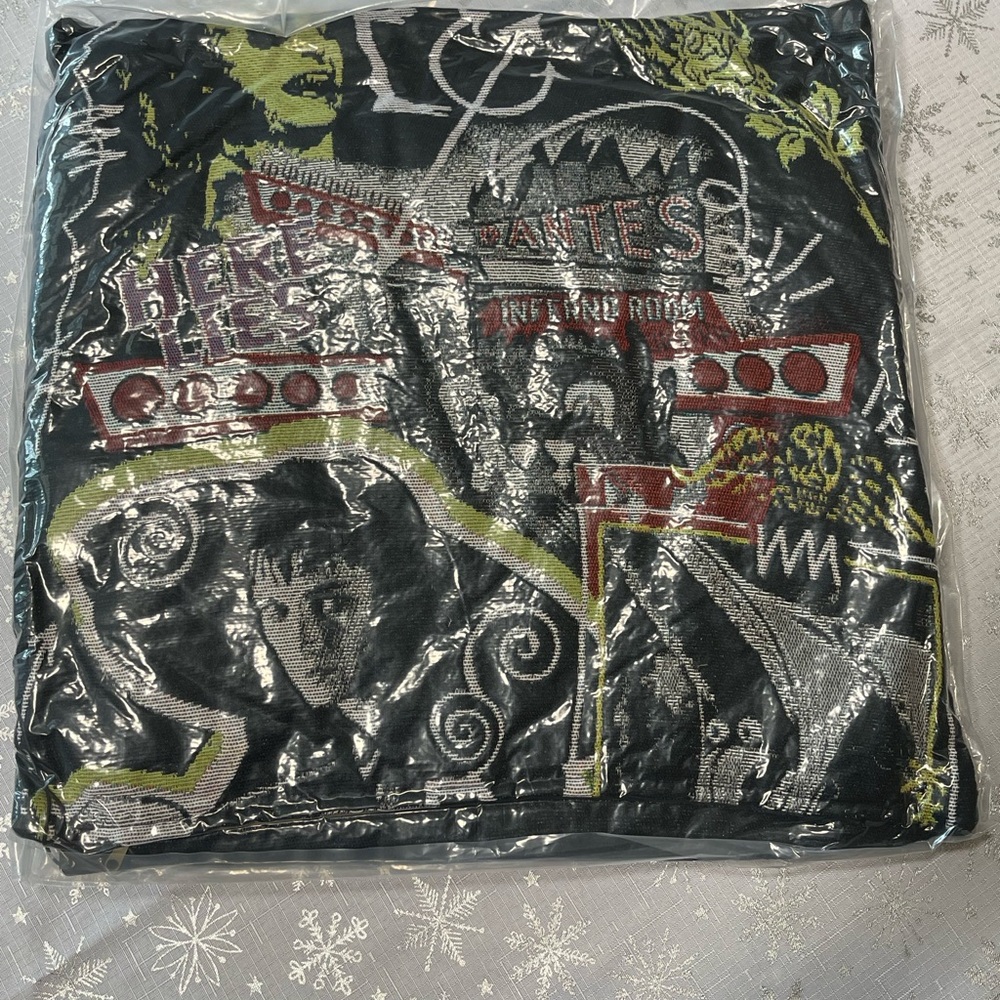 Civil Regime X Beetlejuice Tapestry Pillow